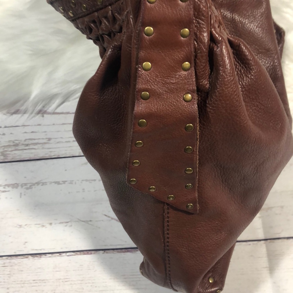 Lucky Brand Brown Leather Hobo Purse - Picture 5 of 8